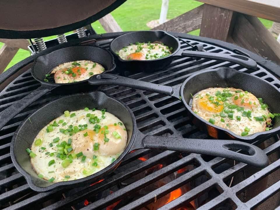 TOPQ Cast Iron Pan Big