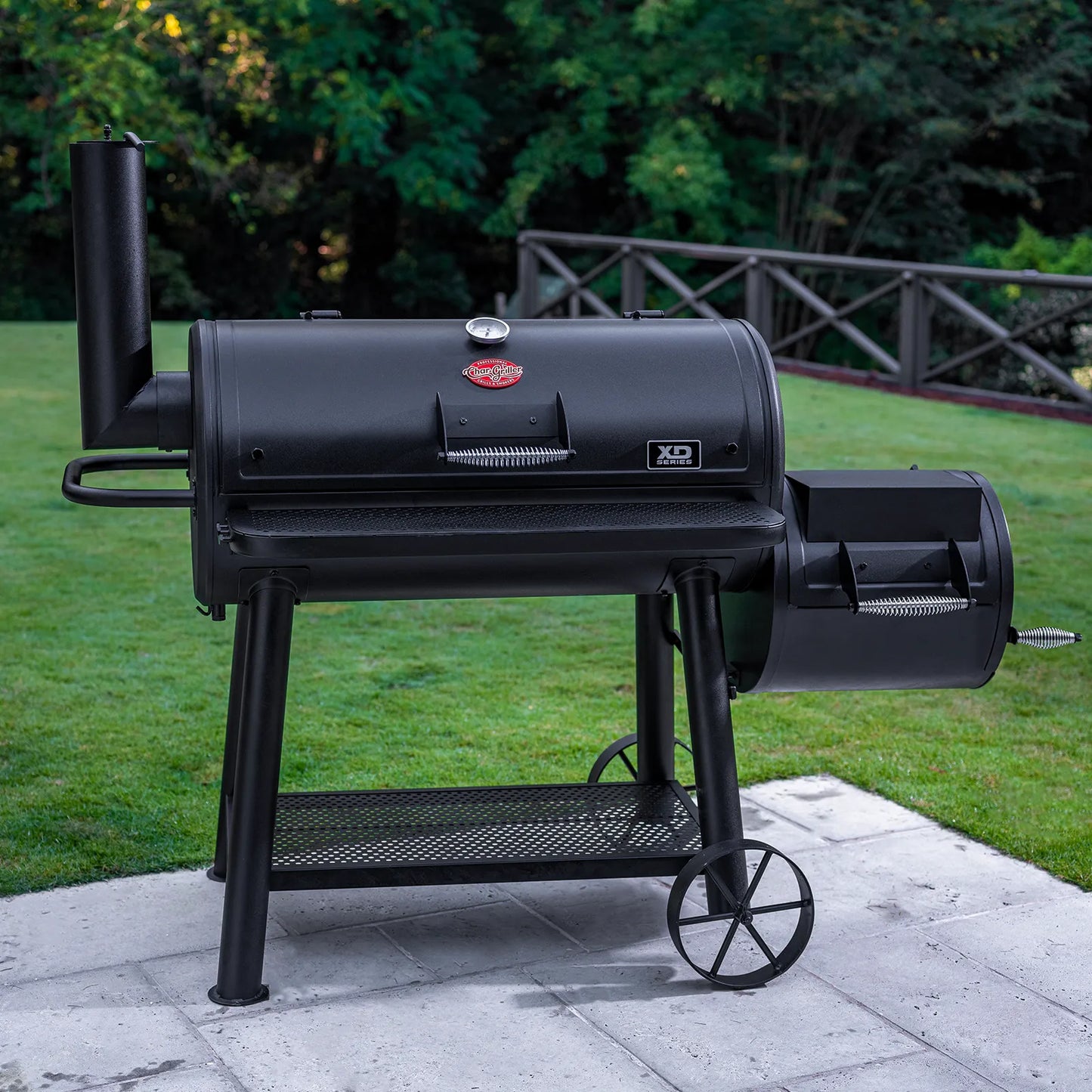 GRAND CHAMP™ OFFSET SMOKER, CHAR-GRILLER