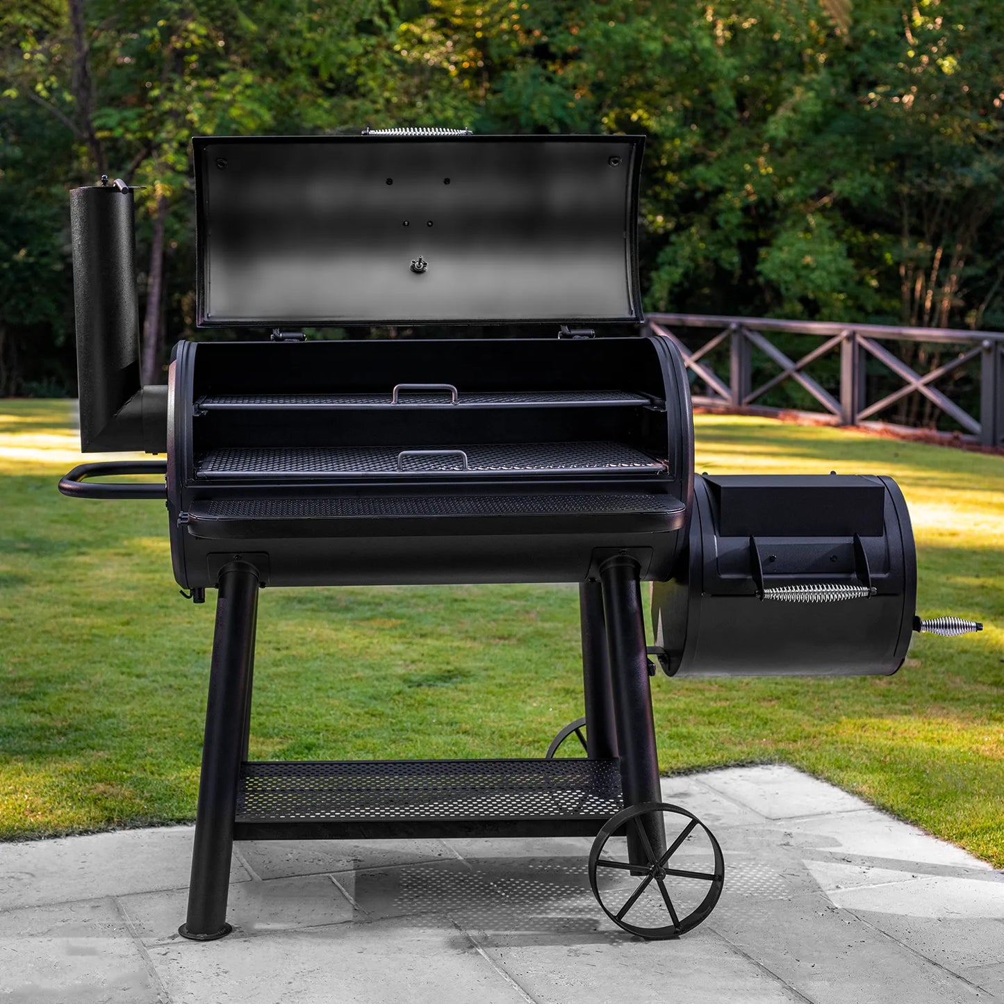 GRAND CHAMP™ OFFSET SMOKER, CHAR-GRILLER