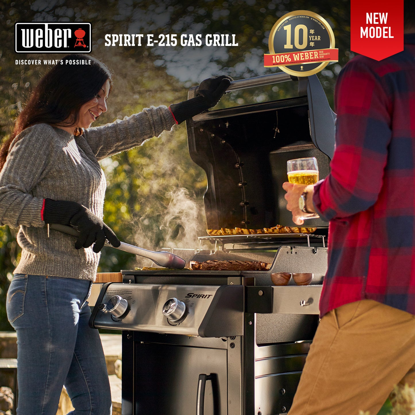 NEW !!! Weber Spirit E215