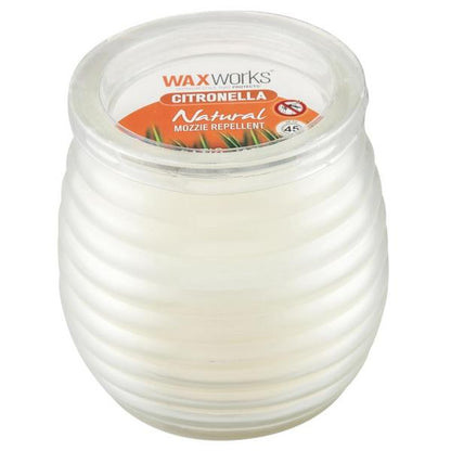 Waxworks Citronella Patio Jar Candle - Assorted colours