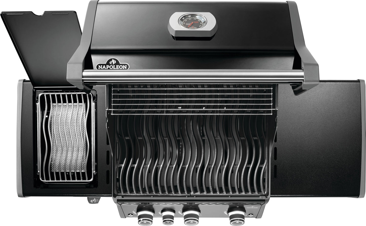 Napoleon Rogue® PRO 425 Propane Gas Grill with Infrared Side Burner, Black [GEN-2] RP425SIBPK-2