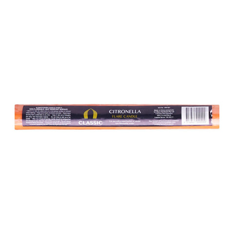 Waxworks Citronella Flare Candle - Orange