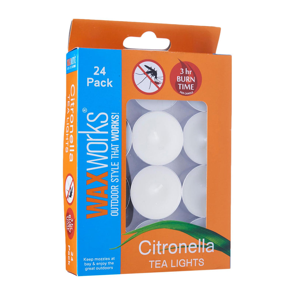 Waxworks Citronella Tea Lights - Candles