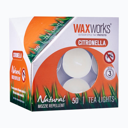 WaxWorks Citronella Tea Lights - Candles