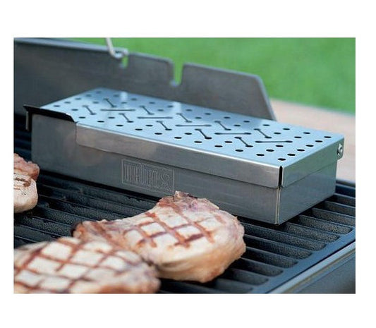 Weber Universal Stainless Steel Smoker Box - BBQ Warehouse - 1