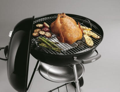 Weber 57cm Compact Kettle with Thermometer - Charcoal BBQ Grill