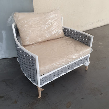 Outdoor Patio Furniture Set, Rope Woven