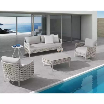 Outdoor Patio Furniture Set, Rope Woven