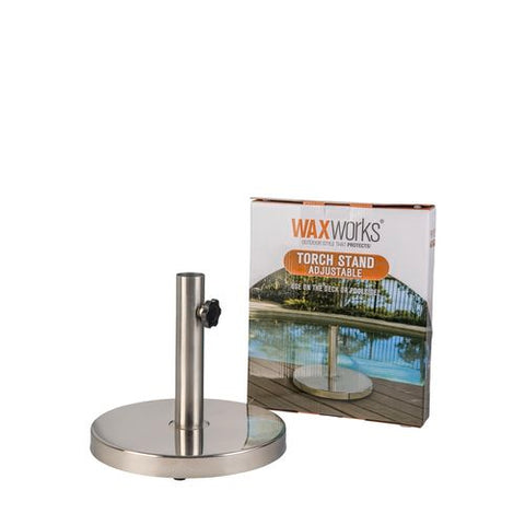STAINLESS STEEL GARDEN TORCH STAND