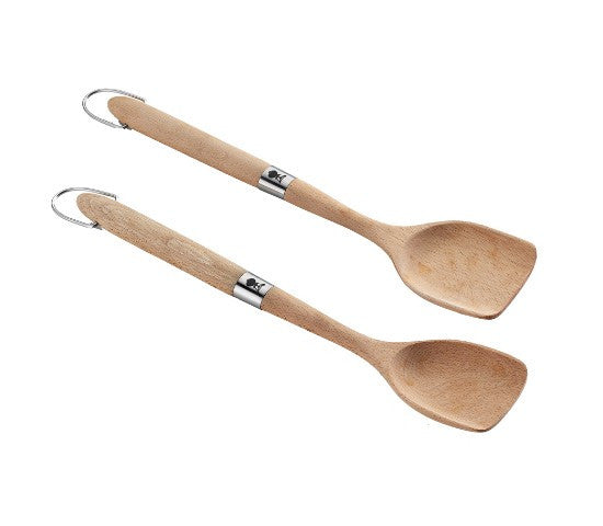 Weber 2 Piece Wok Tool Set - Spoon & Spatula - BBQ Warehouse - 2