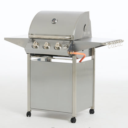 Papa's Grill, 3 Burner Stainless steel grill