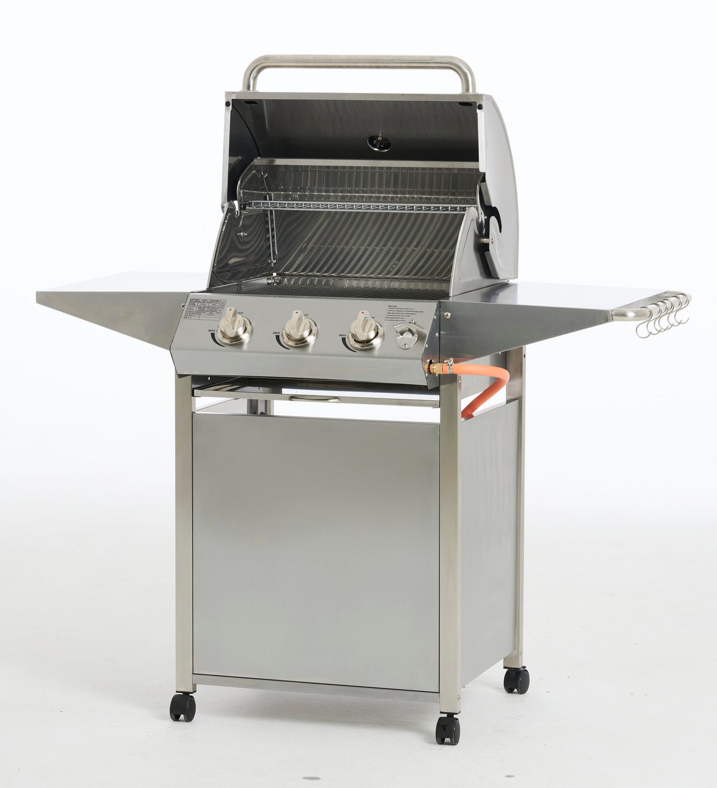 Papa's Grill, 3 Burner Stainless steel grill